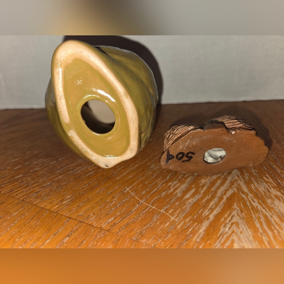 LOT OF TWO - OWL FIGURINES - PRE-OWNED - Picture 4 of 4